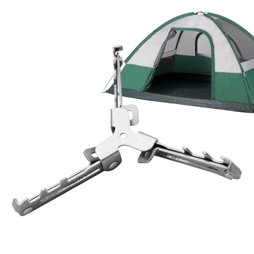 Hemousy Camping Kocher Stabilisator | Propangas Kocher Halterung - Stützbasis Für Lufttank Mit Dreibein Design Für Einsteiger Outdoor Kochen, Grillen & BBQ von Hemousy