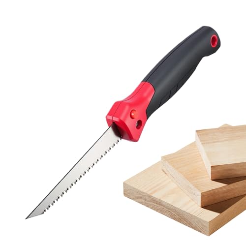 Hemousy Klappbare säge | 15 Cm Faltbare Sperrholz Gipskartonsägen | Schneider Werkzeug Holzsäge Für PVC Metall Beschneiden Holzarbeiten Knochenschnitt Gartenarbeit von Hemousy