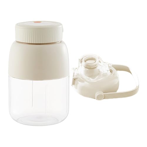 Hemousy Küchenmixer,Protein Shaker Flasche | Multifunktioneller Handmixer Für Säfte Campingurlaub Fruchtgetränke Zuhause Sport Wanderung Mahlzeitzubereitung Reisen von Hemousy