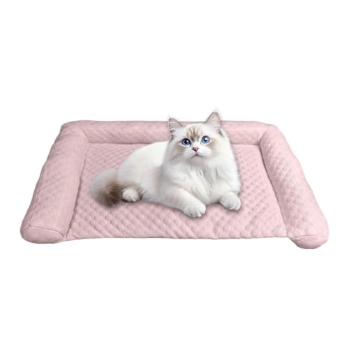 Hemousy Kühlmatte Für Haustiere,Robuster Kühlunterlage Für Hunde Wasserdicht - Atmungsaktive Klimaanlage Bei Für Wohnung Garten Freizeit Auto Reise Schlafzimmer Boden Innenbereich von Hemousy