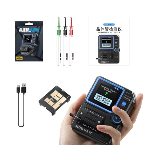 Hemousy Labor Oszilloskope | Multifunktions-Kapazitätsmessgerät - Multifunktions-Tester Automatische Prüfung Von Kondensatoren Dioden Widerständen Für Batterie- Und Zenerdioden-Test Hemousy Labor Oszilloskope | Multifunktions-Kapazitätsmessgerät - Multifunktions-Tester Automatische Prüfung Von Kondensatoren Dioden Widerständen Für Batterie- Und Zenerdioden-Test von Hemousy