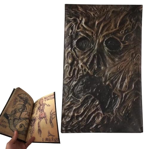 Hemousy Necronomicon Evil Dead Book | Dunkles Altarzeremonie-Requisitenbuch - Tragbares Altarzeremonie-Requisitenbuch, Horror-Halloween-Dekoration für Partys, Gastgeschenke, Wohnzimmer Hemousy Necronomicon Evil Dead Book | Dunkles Altarzeremonie-Requisitenbuch - Tragbares Altarzeremonie-Requisitenbuch, Horror-Halloween-Dekoration für Partys, Gastgeschenke, Wohnzimmer von Hemousy