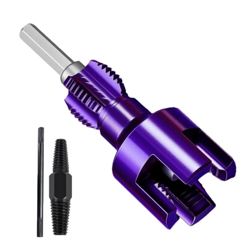 Hemousy Rohrgewindeschneider - Innen Und Außen Rohr Extraktor Werkzeug,Sanitär Wartung Öffner Für Keller Werkstatt Außenbereich Projekte von Hemousy