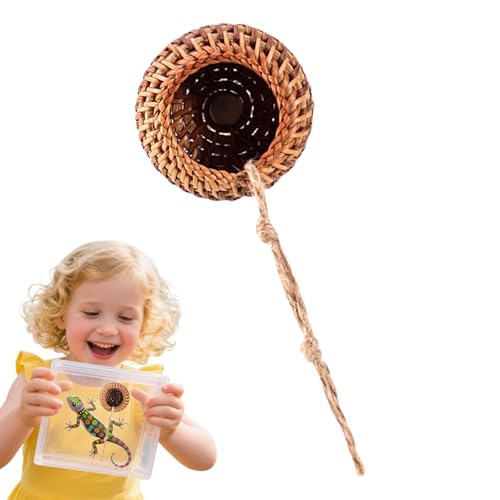 Hemousy Springspinnen Versteck - Rattan Versteckhabitat Für Geckos,Kleines Magnet Terrarium Habitat Für Baumbewohnende Tiere Gottesanbeterinnen Invertebraten Hemousy Springspinnen Versteck - Rattan Versteckhabitat Für Geckos,Kleines Magnet Terrarium Habitat Für Baumbewohnende Tiere Gottesanbeterinnen Invertebraten von Hemousy