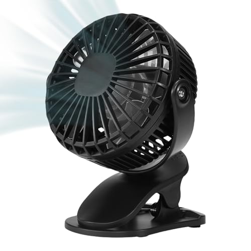 Hemousy Tischventilator | Klemme & Tischventilator - Rotierendes Kühlgerät mit langer Akkulaufzeit & platzsparendem Design für Familie Schule Haushalt Innenbereich Außenbereich Freunde Hemousy Tischventilator | Klemme & Tischventilator - Rotierendes Kühlgerät mit langer Akkulaufzeit & platzsparendem Design für Familie Schule Haushalt Innenbereich Außenbereich Freunde von Hemousy
