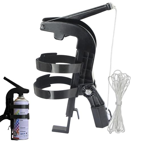 Spray Can Extension Pole Adaptor with Adjustable Bottom Bracket, Adjustable Angle Spray Can Extender for Spraying In High Places von Hemousy