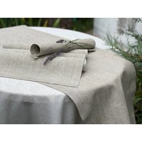 Custom Leinen Tischsets Set Mit Läufer Natur Ungefärbtem Rohleinen Tischset Aus 1 Und 4 Stück Platzsets Custom Leinen Tischsets Set Mit Läufer Natur Ungefärbtem Rohleinen Tischset Aus 1 Und 4 Stück Platzsets von HempOrganicLife
