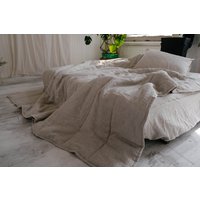 Geschenk Natürliche Hanf Leinendecke 140x200 cm Füller Bio Hanffaser in Leinen Nicht Gefärbt Stoff Maßgeschneiderte Für Sie Him von HempOrganicLife