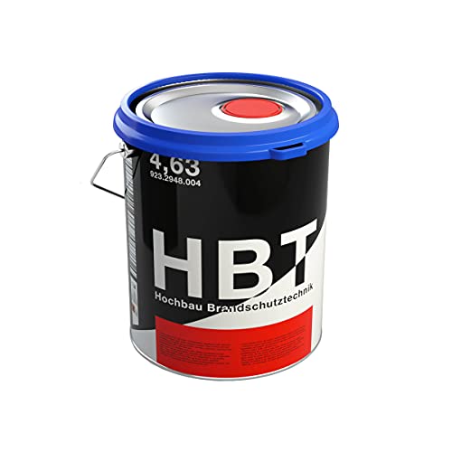 HBT Fast-Dry Alkyd 4311 | Rote Metallfarbe für Stahl und Eisen | Metalllack RAL 3020 Rostschutzfarbe für innen und außen | 2 in 1 Grundierung und Metallschutzlack in Verkehrsrot | glänzend von Hempel