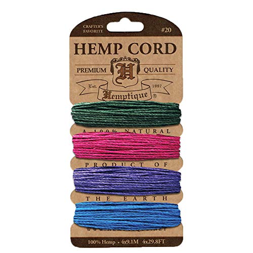 Hemp Cord 20lb 120'-Party von Hemptique