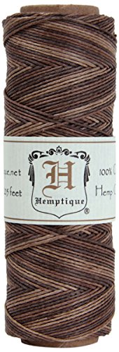 Hemptique (HEMP0) Hanf Schnur Spule Bunte 10# 205 Füße/pkg-Earthy von Hemptique