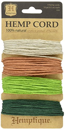 Hemptique 20 kg, mittlere Stärke, Hanf, 4-er Set, Dream Feld, Mehrfarbig von Hemptique