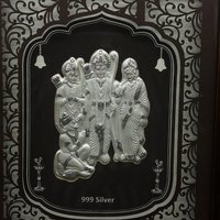 999 Silber Ramdarbar Mit Fotorahmen, Rahmen von HemrajJewellers