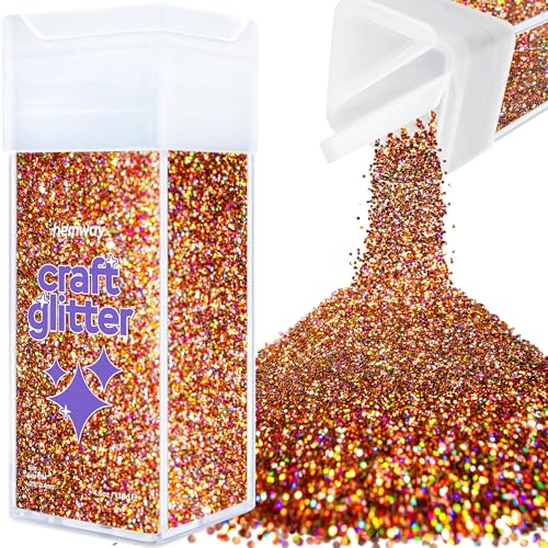 Glitzer für Bastelarbeiten Shaker Bronzebraun holografisches Kunstharz Trinkgläser Karten Weihnachten Schmuck Kerzen fein Nägel Gesicht Kosmetik 130g / 4,6 oz Glitzer für Bastelarbeiten Shaker Bronzebraun holografisches Kunstharz Trinkgläser Karten Weihnachten Schmuck Kerzen fein Nägel Gesicht Kosmetik 130g / 4,6 oz von Hemway