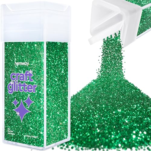 Glitzer für Bastelarbeiten Shaker Smaragdgrün Kunstharz Trinkgläser Karten Weihnachten Schmuck Kerzen fein Nägel Gesicht Kosmetik 130g Glitzer für Bastelarbeiten Shaker Smaragdgrün Kunstharz Trinkgläser Karten Weihnachten Schmuck Kerzen fein Nägel Gesicht Kosmetik 130g von Hemway
