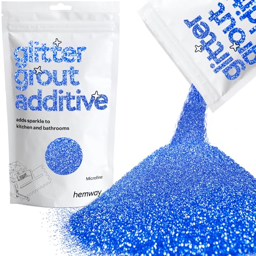 Hemway Glitter Grout Additiv (Microfine 1/256" 0,004" 0.1mm) Grout Tile Additive Fliesen Bad Nassraum Küche - Copper Holographic - 100g von Hemway