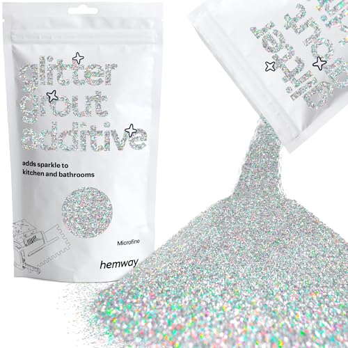 Hemway Glitter Grout Additiv (Microfine 1/256" 0,004" 0.1mm) Grout Tile Additive Fliesen Bad Nassraum Küche - Copper Holographic - 100g von Hemway