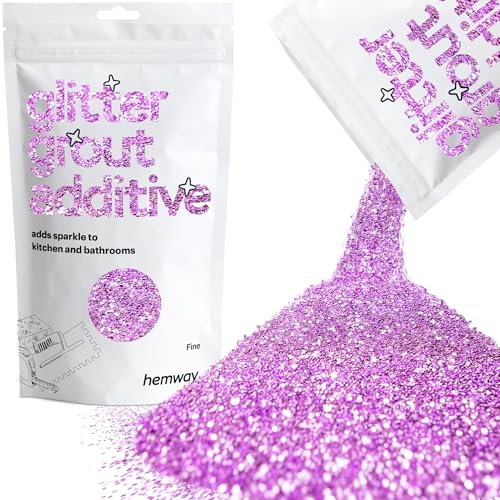 Hemway Lavendel Glitter Grout Tile Additive 100g Fliesen Bad Nassraum von Hemway