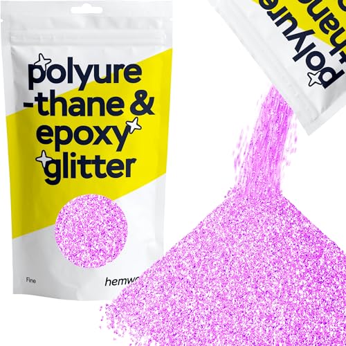 Hemway | Polyurethan und Epoxid-Glitter - FINE - 1/64" 0,015" 0,4 mm - Lavendel / 100 g von Hemway