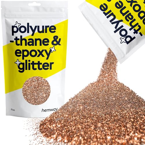 Hemway | Polyurethan und Epoxidharz Glitter - FINE - 1/64" 0,015" 0,4 mm - Bronze / 100 g von Hemway