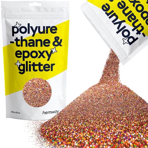 Hemway | Polyurethan und Epoxidharz Glitter - MICROFINE- - 1/256" 0,004" 0,1mm - Bronze Holographic / 100 g von Hemway