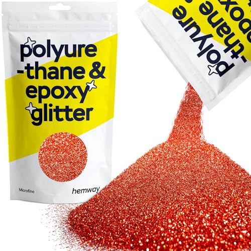 Hemway | Polyurethan und Epoxidharz Glitter - MICROFINE- - 1/256" 0,004" 0,1mm - Red Holographic / 100 g von Hemway