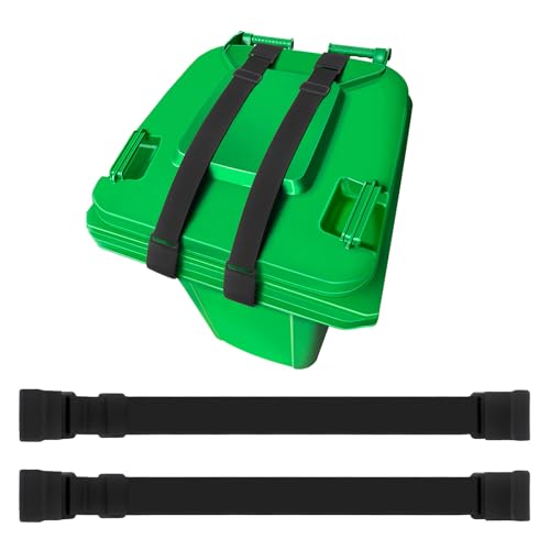 Mülltonnenschlösser für Tiere, verstellbare doppelte Metallklaue, bärensicher, Mülltonnen-Verriegelung, Outdoor-Mülleimer-Verriegelungsriemen, verhindern, dass Waschbären, Hunde, Mäuse und Kleintiere von HenSinTc