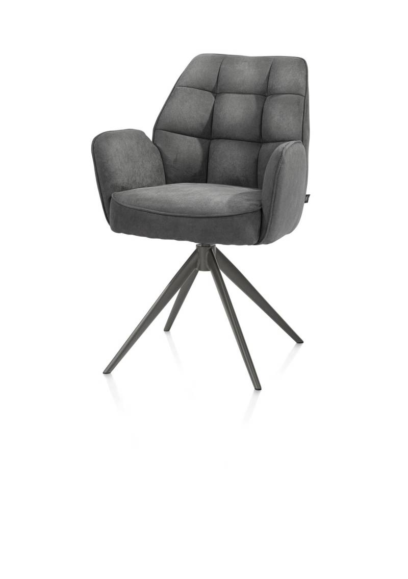 Henders & Hazel Armlehnstuhl BELL in Stoff Calabria anthrazit von Henders & Hazel