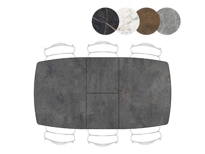 Henders & Hazel Ausziehtisch PALACE ca. B110 H77 T160 cm in Platt Henders & Hazel Ausziehtisch PALACE ca. B110 H77 T160 cm in Platt von Henders-&-Hazel