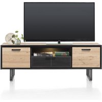 Henders & Hazel Avalon Lowboard mit LED 2 Türen+1 Lade+1 Nische HPL/Metallgestell Henders & Hazel Avalon Lowboard mit LED 2 Türen+1 Lade+1 Nische HPL/Metallgestell von Henders & Hazel