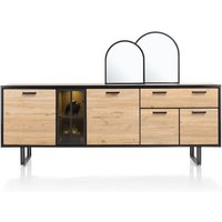 Henders & Hazel Avalon Sideboard mit LED 4 Türen+1 Lade+1 Glastür HPL/Metallgestell Henders & Hazel Avalon Sideboard mit LED 4 Türen+1 Lade+1 Glastür HPL/Metallgestell von Henders & Hazel