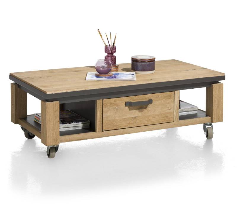 Henders & Hazel Couchtisch, ca. 120 x 65 cm in Eiche braun von Henders & Hazel