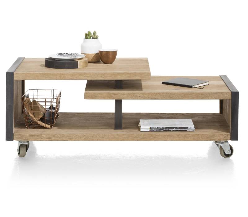 Henders & Hazel Couchtisch Metalo ca. 120 x 60 cm in Railway brown von Henders & Hazel