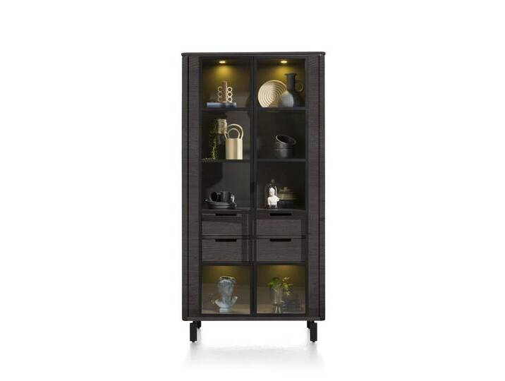 Henders & Hazel Livada Vitrine 2 Glastüren+2 Schubladen+LED Henders & Hazel Livada Vitrine 2 Glastüren+2 Schubladen+LED von Henders-&-Hazel