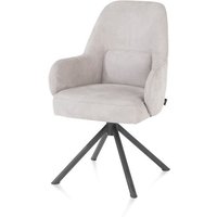 Henders & Hazel Melle Armlehnstuhl drehbar Stoff Calabria/Metallgestell von Henders & Hazel