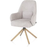 Henders & Hazel Melle Armlehnstuhl drehbar Stoff Calabria/Metallgestell von Henders & Hazel