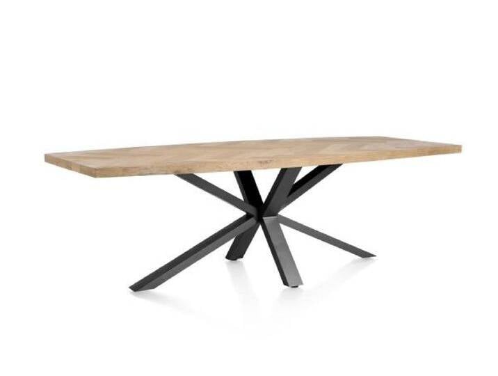 Henders & Hazel Metaluxe Esstisch oval Eiche von Henders-&-Hazel