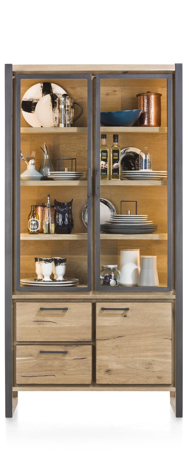 Henders & Hazel Vitrine Metalo in Railway brown von Henders & Hazel
