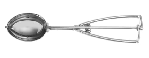 HENDI Eisportionierer Stöckel, Oval, geeignet für Geschirrspüler, Eislöffel, Eiscreme Löffel, 1/20, 70x52mm, Edelstahl von HENDI