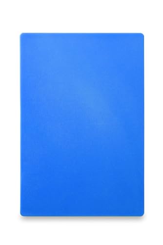 HENDI Schneidbretter, HACCP, Beidseitig nutzbar, für Fisch, 600x400x(H)18mm, HDPE 500 Kunststoff, blau von HENDI