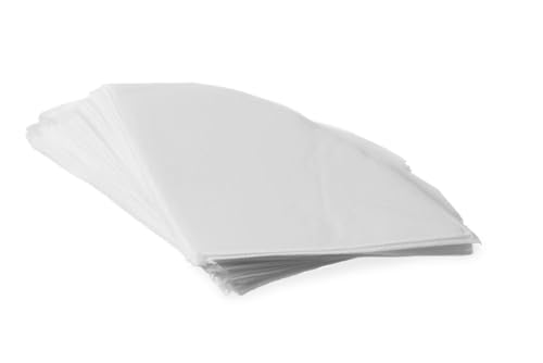 HENDI Fettfilter, zum Filtern von Frittieröl und -fett, 50 Stück, Ölfilter, Kegelfilter, Fritteuse, Frittierfilter, 254 x 254 mm, Rayon (synthetische Seide) von HENDI