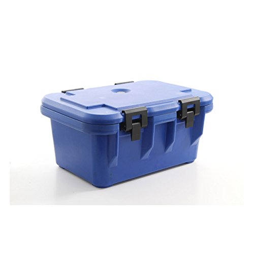 HENDI Thermobox, Doppelwandig, Thermo Catering Container, Thermobehälter, Transportbox, Toploader, LDPE, GN 1/1, 460x660x(H)320mm, Blau von HENDI