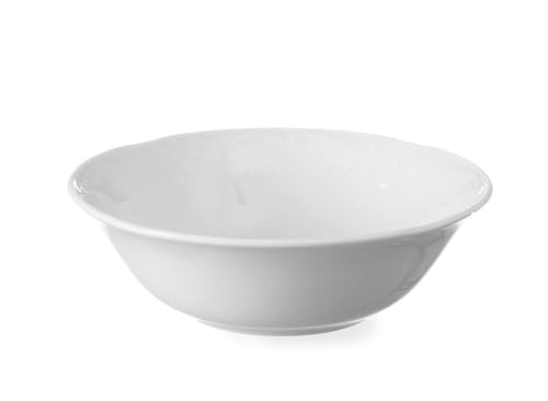 HENDI Salatschüssel, Verstärkte Kanten, hochwertige Glasur, Hohe Schlag- und Verschleißfestigkeit, geeignet für Mikrowelle, Geschirrspüler, 0,25L, ø145x(H)45mm, Weiß Porzellan von HENDI