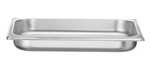 HENDI 802441 Gastronormbehälter, Temperaturbeständig von -40° bis 300°C, Heissluftöfen-Kühl- und Tiefkühlschränken-Chafing Dishes-Bain Marie, perforiert, 2L, GN 1/2, 325x265x(H)40mm, Edelstahl 18/10 von HENDI