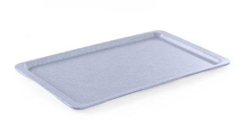 HENDI Serviertablett, Tablett, Gastro Tablett, rechteckig, Stapelbar, Ideal für Selbstbedienungsrestaurants und Kantinen, GN 1/1, 530x325mm, Granitfarben von HENDI
