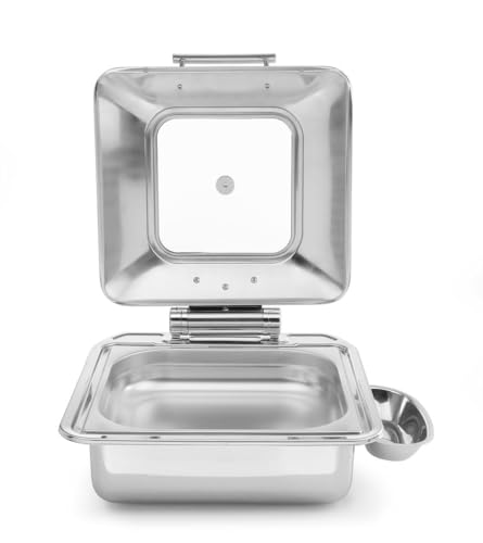 HENDI Warmhaltebehälter, Chafing Dish, Speisebehälter, Speisewärmer, Catering, GN 2/3, 430x420x(H)210mm, Edelstahl HENDI Warmhaltebehälter, Chafing Dish, Speisebehälter, Speisewärmer, Catering, GN 2/3, 430x420x(H)210mm, Edelstahl von HENDI