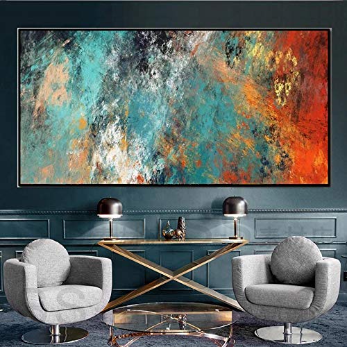 HengYun ART Große Wandbilder für Wohnzimmer Wohnkultur Abstrakte Wolken Bunte Leinwand Gemälde Kunstwerk Giclée-Poster 80 x 160 cm rahmenlos HengYun ART Große Wandbilder für Wohnzimmer Wohnkultur Abstrakte Wolken Bunte Leinwand Gemälde Kunstwerk Giclée-Poster 80 x 160 cm rahmenlos von HengYun ART