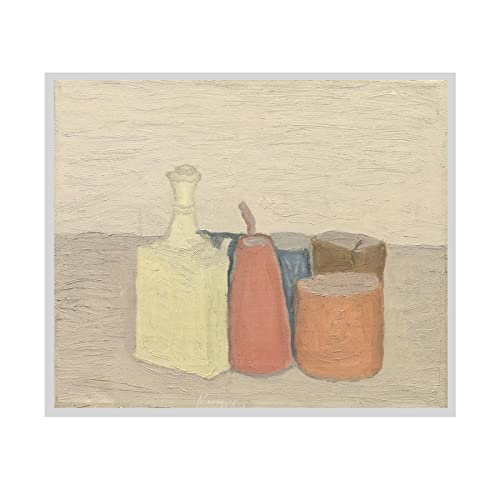 HengYun ART Kunstwerk Bilder für Schlafzimmer Giorgio Morandi Leinwanddruck Wandkunst Bild Wandbild für Esszimmer Hintergrund Wanddekoration 40x48cm Rahmenlos HengYun ART Kunstwerk Bilder für Schlafzimmer Giorgio Morandi Leinwanddruck Wandkunst Bild Wandbild für Esszimmer Hintergrund Wanddekoration 40x48cm Rahmenlos von HengYun ART
