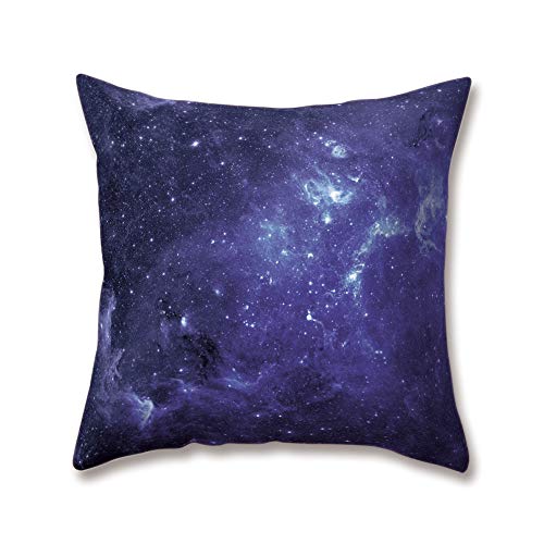 Hengjiang Astronomie Kissen Sterne Planet Quecksilber Venus Mars Space Druck 18 x 18/45 x 45 cm Doppelseitig Überwurf Weich Plüsch Kissen für Home Sofa Bett Deko, Polyester, 01, 45 cm*45 cm von Hengjiang