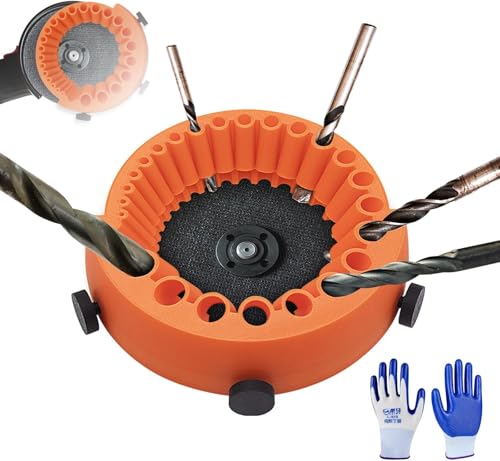 Hengrongshen Bohrerschleifgerät für 2-13mm Bohrer, Effiziente Bohrer-Schleifvorrichtung Kompatibilität mit 125mm Winkelschleifer, Tragbare Bohrer-Schärfhilfe für Alle Bohrer Hengrongshen Bohrerschleifgerät für 2-13mm Bohrer, Effiziente Bohrer-Schleifvorrichtung Kompatibilität mit 125mm Winkelschleifer, Tragbare Bohrer-Schärfhilfe für Alle Bohrer von Hengrongshen